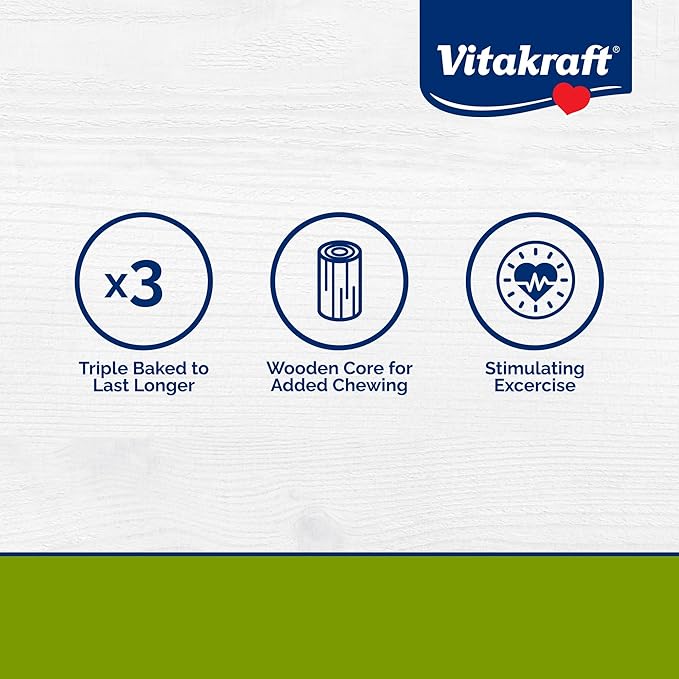 Vitakraft Rabbit Whole Grains & Honey Treat Sticks 2 Pack, 4 Ounce