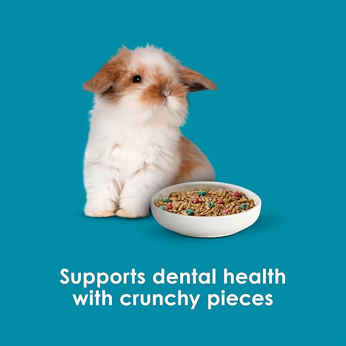 Kaytee Forti-Diet Pro Health Nourish+Protect Juvenile Rabbit Food, Comprehensive Nutrition Backed by Science, Digestive Health, Immune Support, 3 Pounds