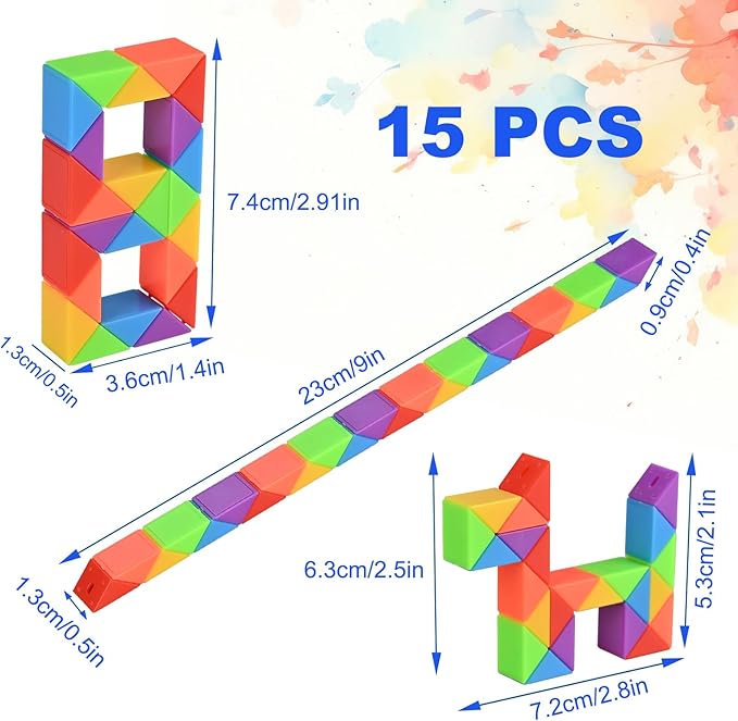 GOLDGE 24 Pack Mini Cube Puzzle Fidget Toys - Bulk Party Favors & Goodie Bag Stuffers for Kids, Travel Toys for Ages 4-8, Treasure Box Toys for Classroom, Birthday & Back to School Gifts