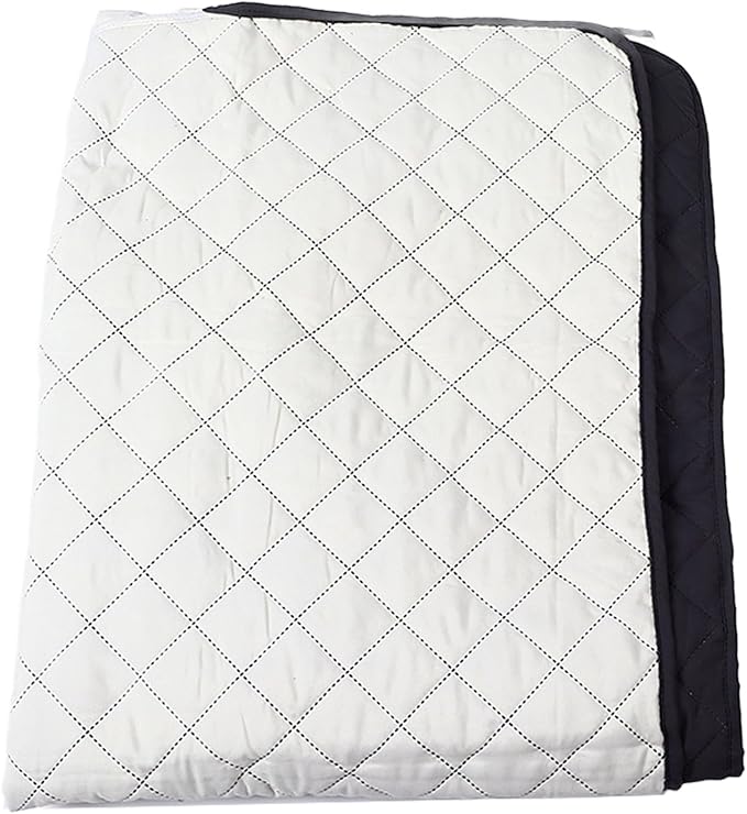 Dog Bed Cover, Pet Blanket for Furniture Protection, Reversible Sofa Couch Protector with Anti - Slip Bottom, Machine Washable Grey Plaid Design for Indoor Outdoor Use