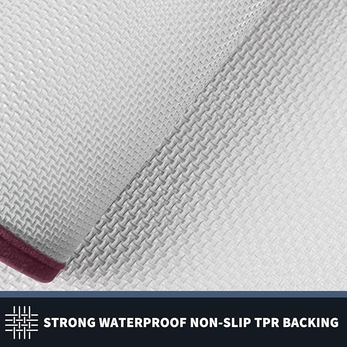 PURRUGS Dirt Trapping Door Mat 24" x 36", Non-Slip Machine Washable Entryway Rug