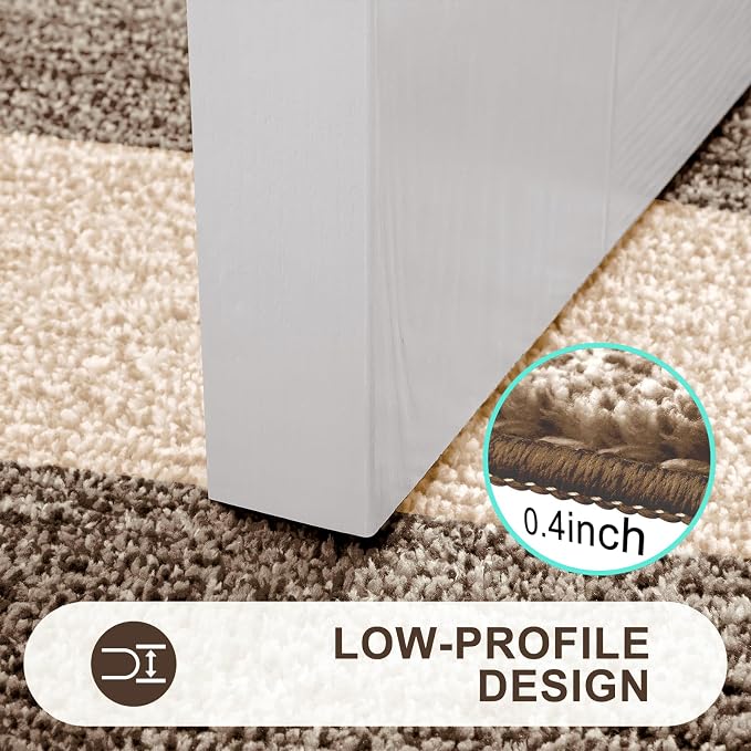 Kitinjoy Indoor Outdoor Door Mat, 47x24 Non-Slip Absorbent Dirt Trapper