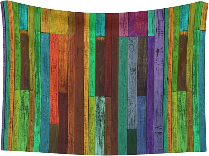 Colorful Wood Throw Blanket - Wooden Blanket for Dog Cat Pet Blankets 30x20 for Couch Sofa Bed