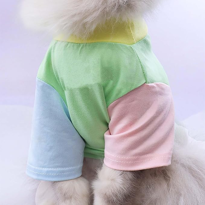 Custom Dog Birthday Shirt,Personalized Pet Apparel Print with Name Age Number,Pet Birthday Outfit,Lightweight Breathable Cotton Vest for Small Medium Large Dogs Cat (Dopamine Yellow, XX-Large)