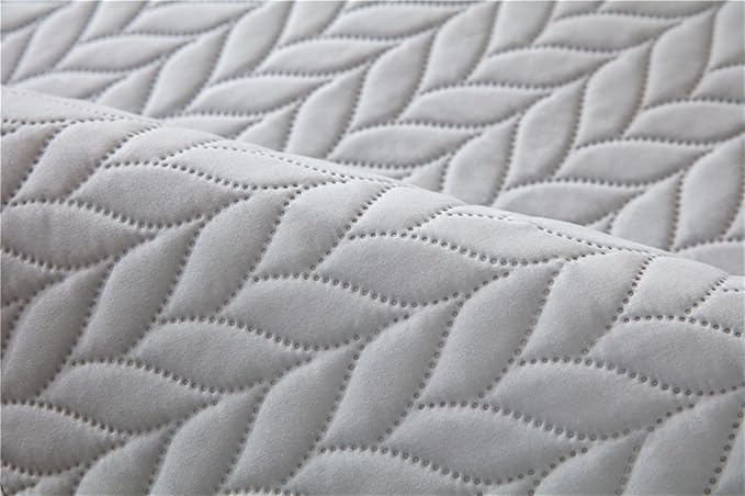 GIBZ Waterproof Dog Bed Cover Anti Slip Pet Furniture Protector Washable Blanket Large Soft Quilted Mat, Dark Grey, 130x210cm