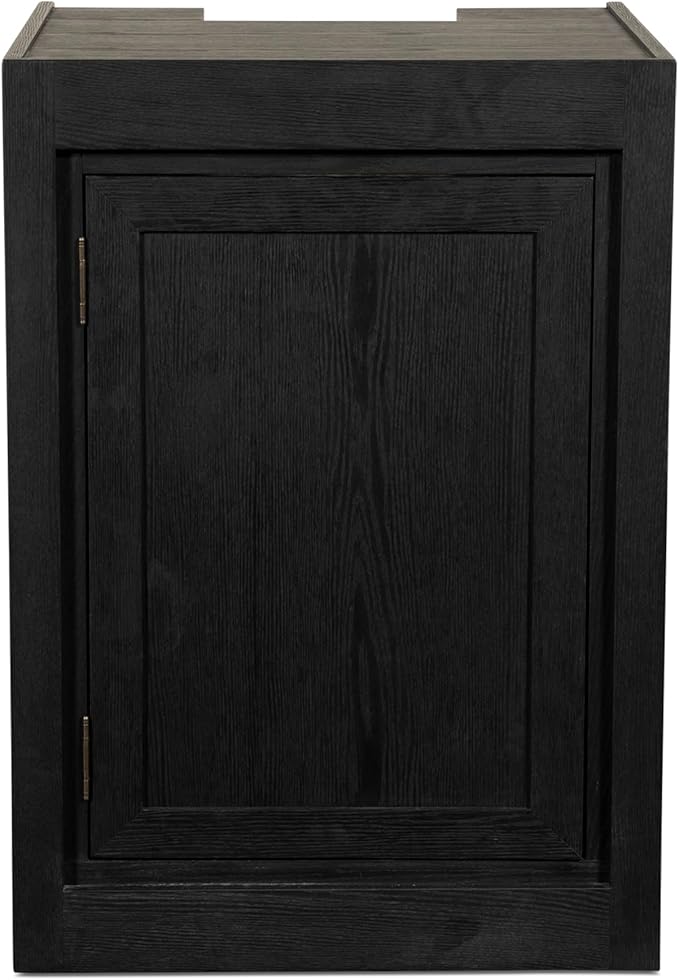 66G 66Gallon Starfire Rimless SC Aquariums 32x24x20 10mm Pnp System with Black Wood Cabinet