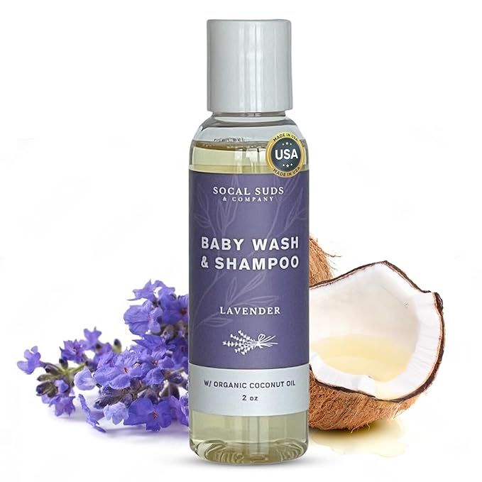 SoCal Suds & Company 2oz Organic Baby Wash & Shampoo - Lavender