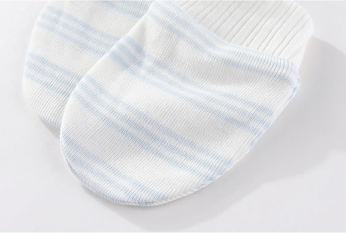Cute Baby Girl Hats Mittens Set 10-Pack New Born Boy Caps Gloves Suit 0-6 Months Infant Accessories