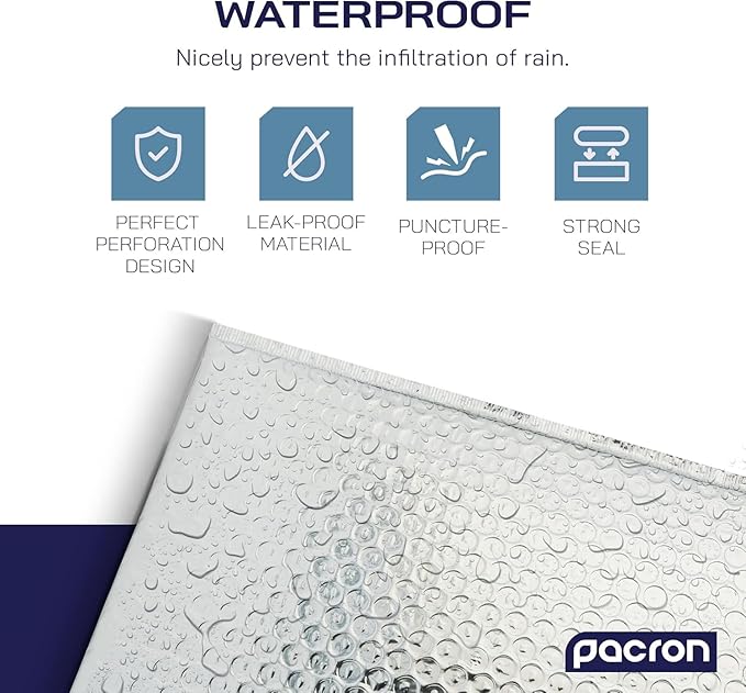 500-Pack Insulated Silver Thermal Bubble Mailers 10 x 11 - Waterproof Metallic Foil Self-Sealing Padded Envelopes for Cold Shipping, Perishables, Food, Cosmetics, Pharmaceuticals