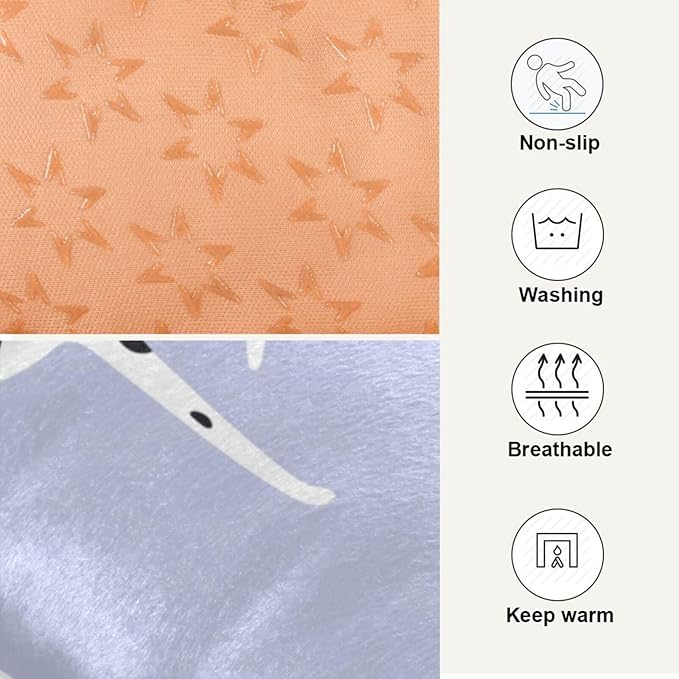 Pet Bed Funny Cartoon Dalmatian Dogs Dog Bed Mat Absorbing Non Slip Pad Pet Sleeping Mat for Small, Medium, and Large Dogs Puppy Cat 36 in x 24 in
