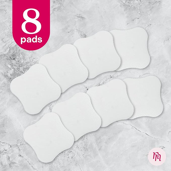 Nurse & Nourish 8-Pack Hydrogel Pads for Breastfeeding Soreness Support - Reusable, Easy-Apply Adjustable Soothing Gel - Nipple Shields for Breastfeeding Newborn