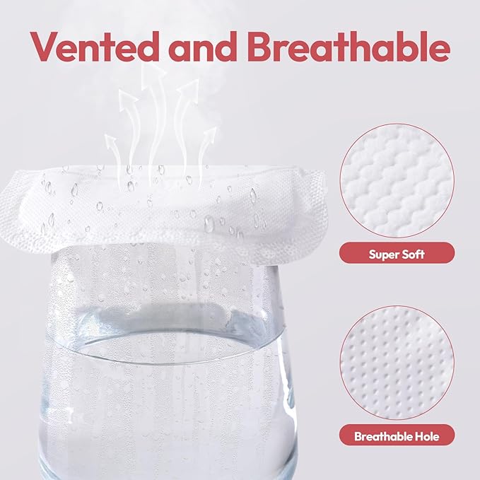 NCVI Disposable Ultra-Thin Nursing Pads 110 Count, Highly Absorbent Breast Pads for Leaking Milk, Breathable Nipple Pads for Breastfeeding, Soft and Stay Dry, Essentials for Nursing Moms
