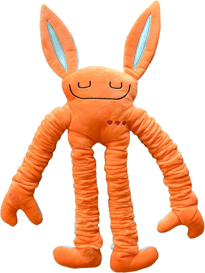 Mushies Stretchable Pop Tube Toy – Extra-Long 18" Retractable Arms/Legs, Hook and Loop Hands/Feet – Wearable, Bendable Fidget for Focus, Mood & On-The-Go Fun