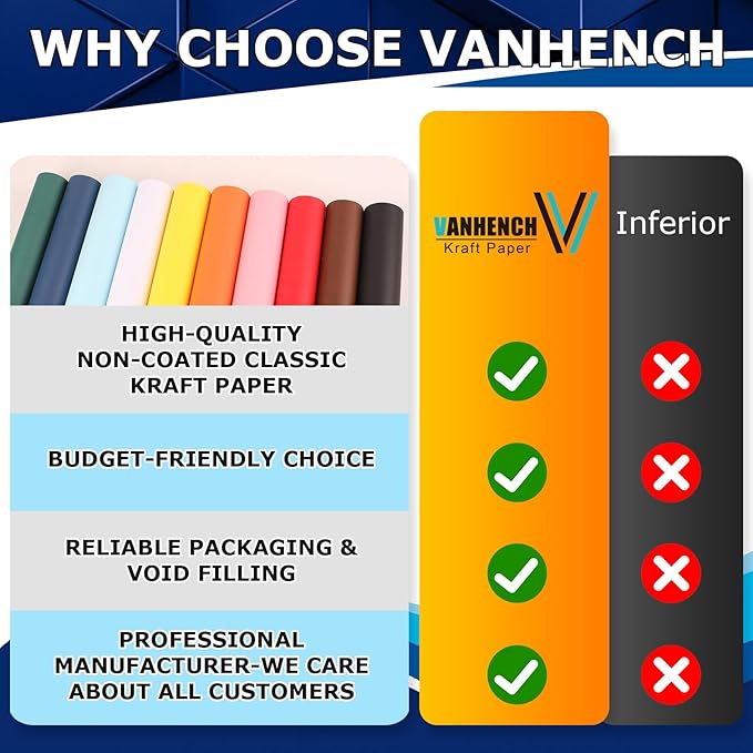 Vanhench 30"×1200" (100') Pink Wrapping Paper Roll, Solid Color Craft Paper for Mother's Day, Valentine's Day, Wedding, Birthday, Anniversary, Bouquet Flower, Poster Bulletin Board Paper