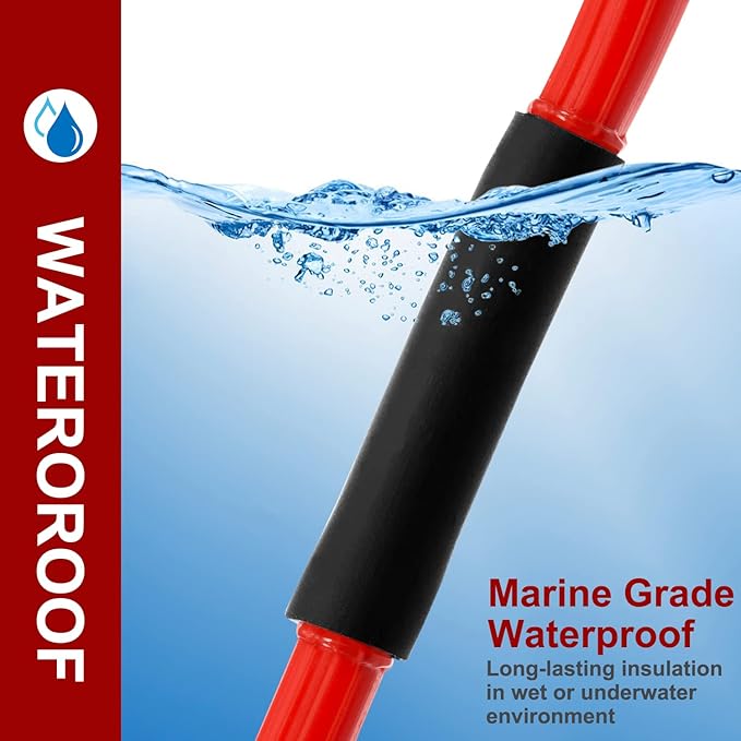 Chanzon 3:1 Ratio - 80ft Roll - Heat Shrink Tubing 1-1/4" (30mm) - Marine Grade Waterproof Adhesive Lined - (25M Total Length) White Polyolefin Sleeving Wrap Shrinking 3 to 1 Ratio 1pcs