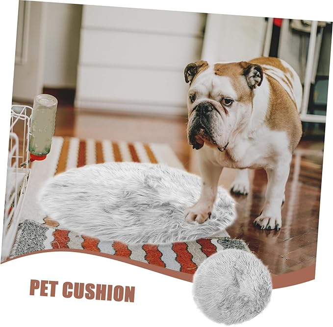 Dog Bed Furniture Plush Cushion for Dogs Mat Pet Blanket Pet Supplies Grey