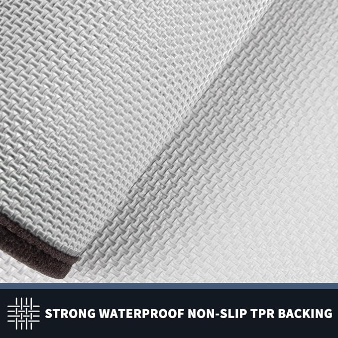 PURRUGS Dirt Trapping Door Mat 24" x 36", Non-Slip Machine Washable Entryway Rug
