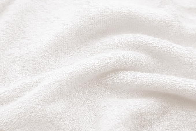 HIPHOP PANDA Baby Washcloths, Rayon Made from Bamboo - 2 Layer Ultra Soft Absorbent Newborn Bath Face Towel - Reusable Baby Wipes for Delicate Skin - Ivory, 30 Pack