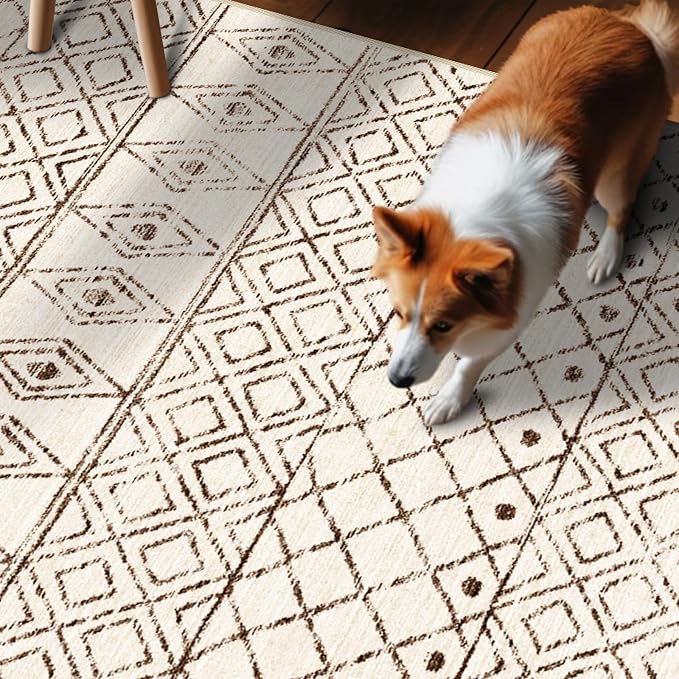 Washable 4x12 Runner Rug Hallway: Moroccan Non Slip Extra Long Rugs