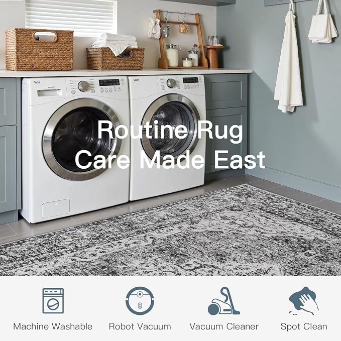 Lofus 5x7 Area Rugs for Living Room, Washable Area Rug, Rugs for Bedroom