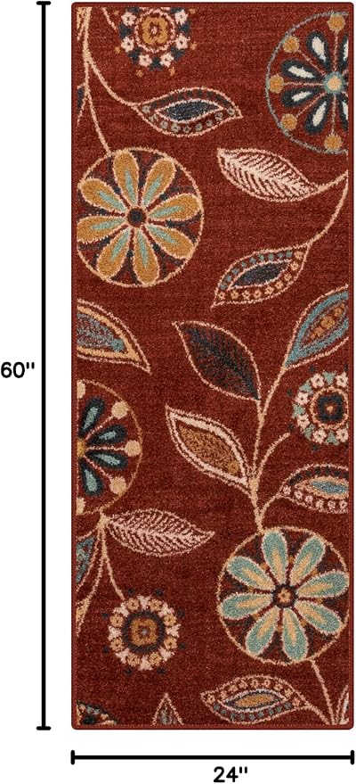 Maples Rugs Reggie Floral Runner Rug