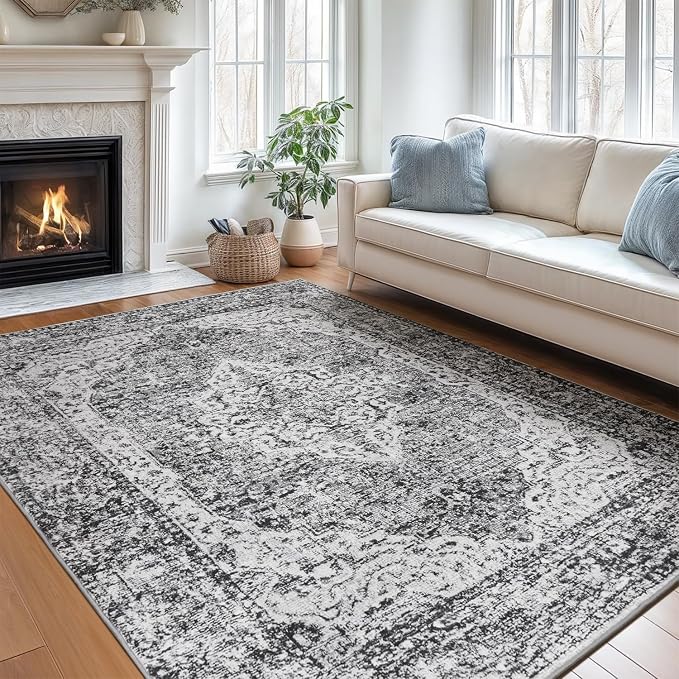 Lofus 5x7 Area Rugs for Living Room, Washable Area Rug, Rugs for Bedroom