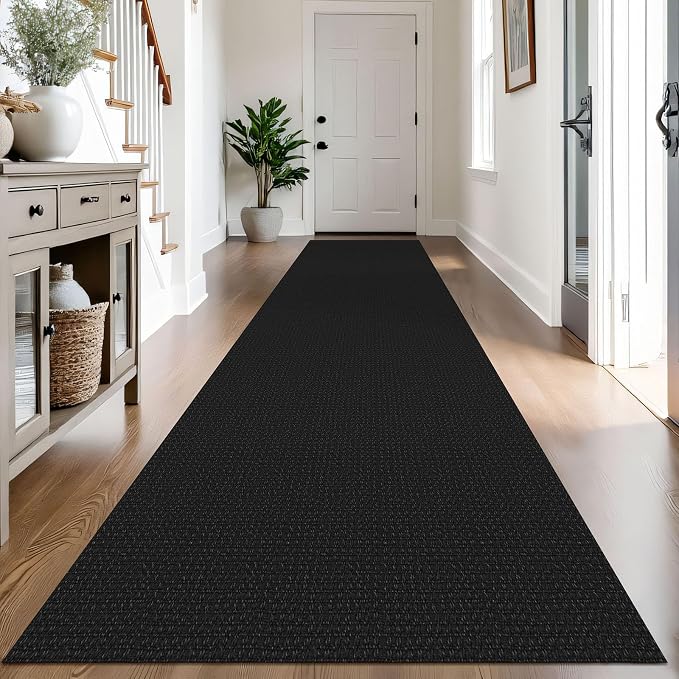 IOHOUZE Washable Exrea Long Hallway Runner Rug 3x14 Non Slip Rubber Backed