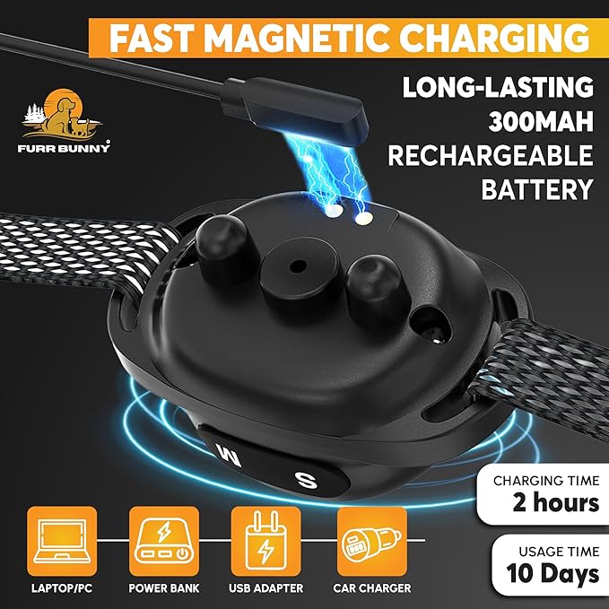 2026 Upgraded Intelligent Dog Bark Collar for Small and Medium Dogs - Beep, Vibration and 7 Sensitivity Levels Adjustment - No Shock Collar, Humane Training