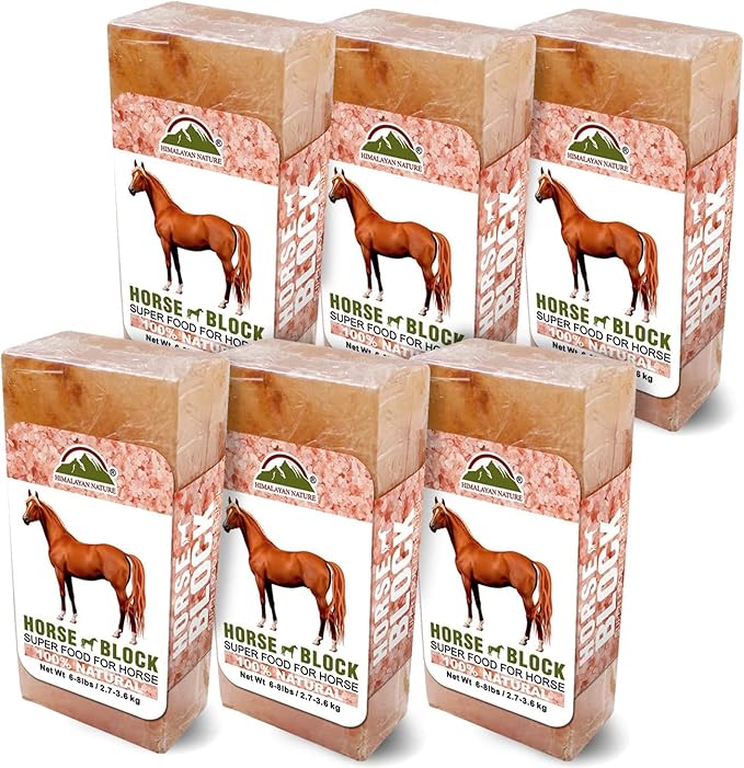 Licking Salt for Horse - 6 Pack, Pink