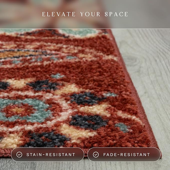 Maples Rugs Reggie Floral Runner Rug