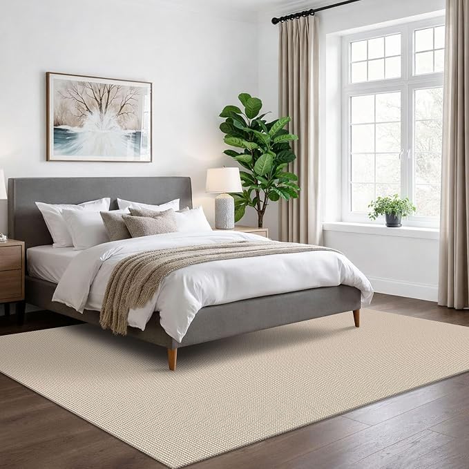 IOHOUZE Washable Area Rug 5x7 Non Slip Rubber Backed Rugs