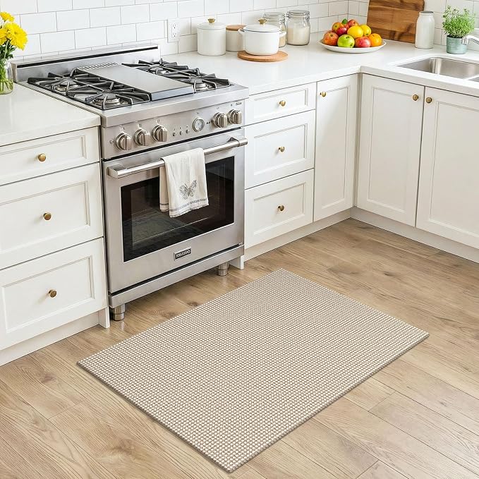 KOZYFLY Indoor Door Mat 2x3 ft Small Area Rugs Washable Front Door Mat Non Slip