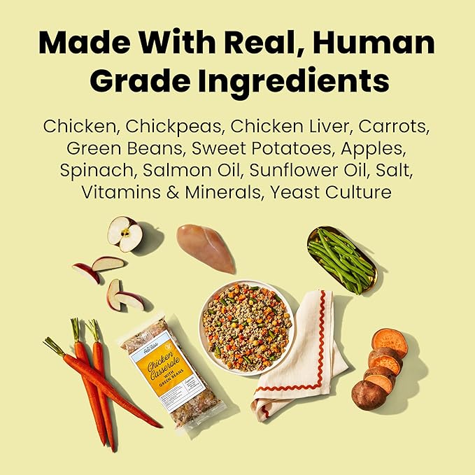 The Pets Table Human-Grade Variety Pack Fresh Dog Food, Dog Food Topper or Complete Meal, 6 Count of 32 to 36-oz Pouches, 12.7lbs