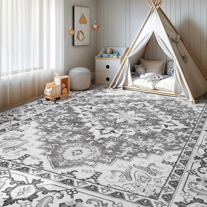 Lofus 6x9 Area Rugs for Living Room, Washable Area Rug, Rugs for Bedroom