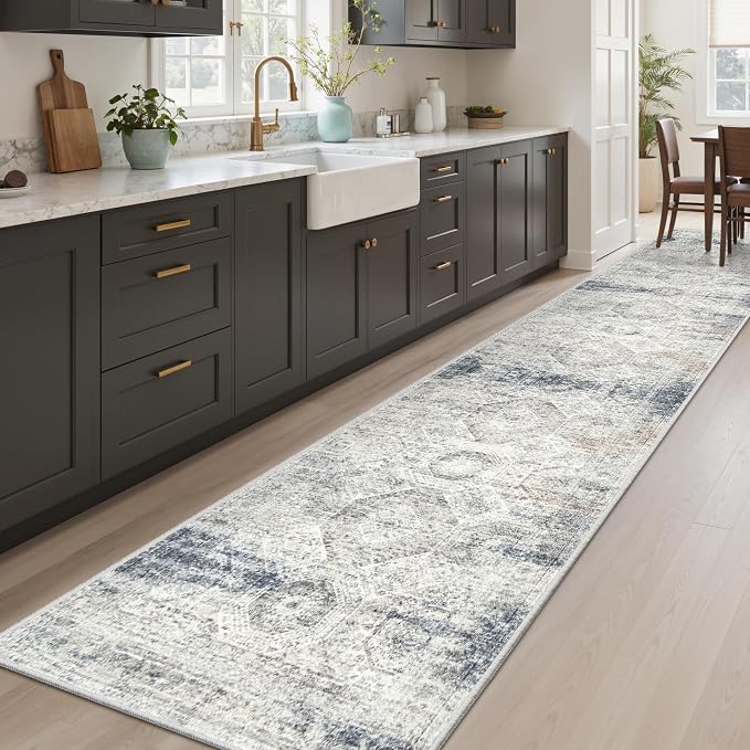 Soalmost Runner Rug 2x10 Washable Non-Slip Hallway Runner Rugs