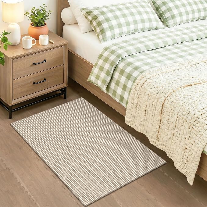 KOZYFLY Indoor Door Mat 2x3 ft Small Area Rugs Washable Front Door Mat Non Slip