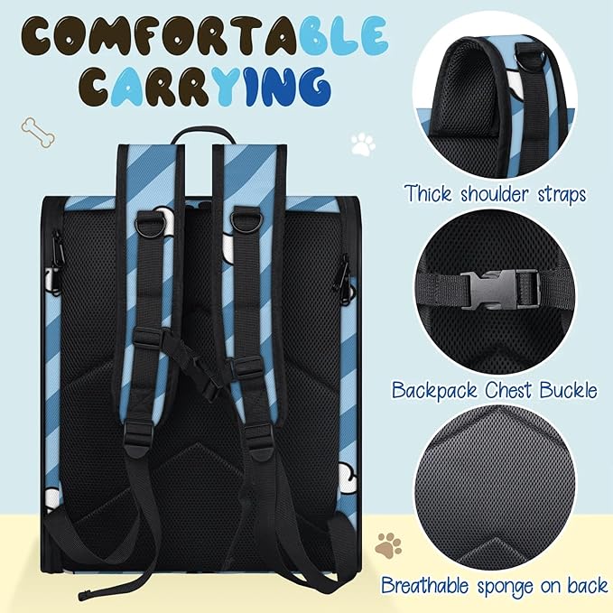 Cat Backpack Carrier-Customizable, Breathable Pet Carrier Backpack for Outdoor Travel/Vet Visits/Daily Use, Adjustable & Secure Design for Small Dogs and Cats Style12