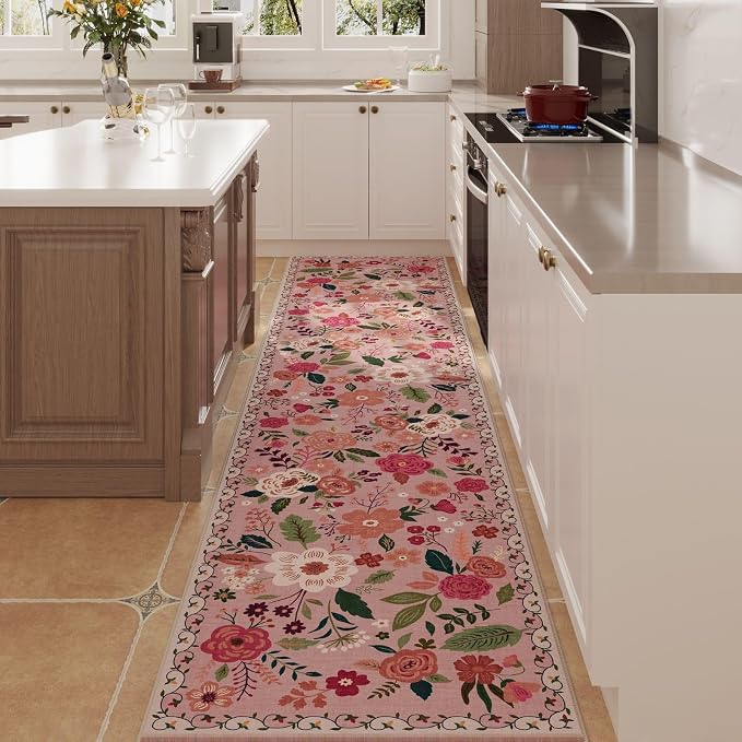 Rugcomf Washable Kitchen Runner 2'7"x12'