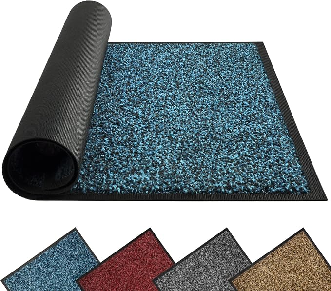 Mibao Front Door Mat Indoor Entrance, Dirt Trapper Welcome Mat