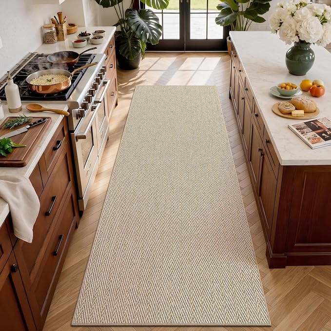 LUMI Ultra Thin Runner Rug for Hallway 2.3'x10', Non-Slip Entryway Rug