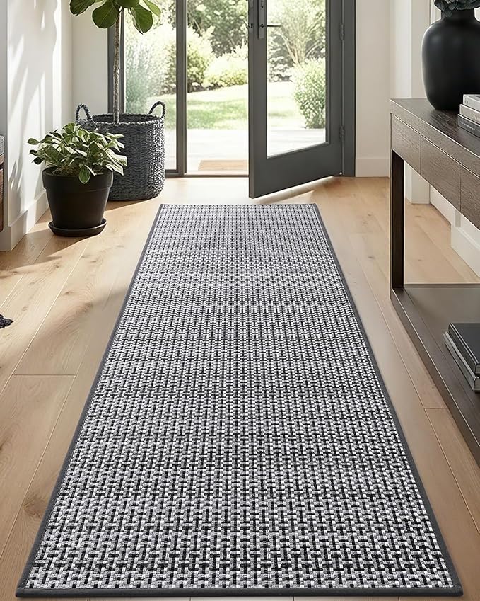 DEXI Hallway Runner Rug 2'x6', Non Slip Rubber Backed Runners Carpet, Ultra
