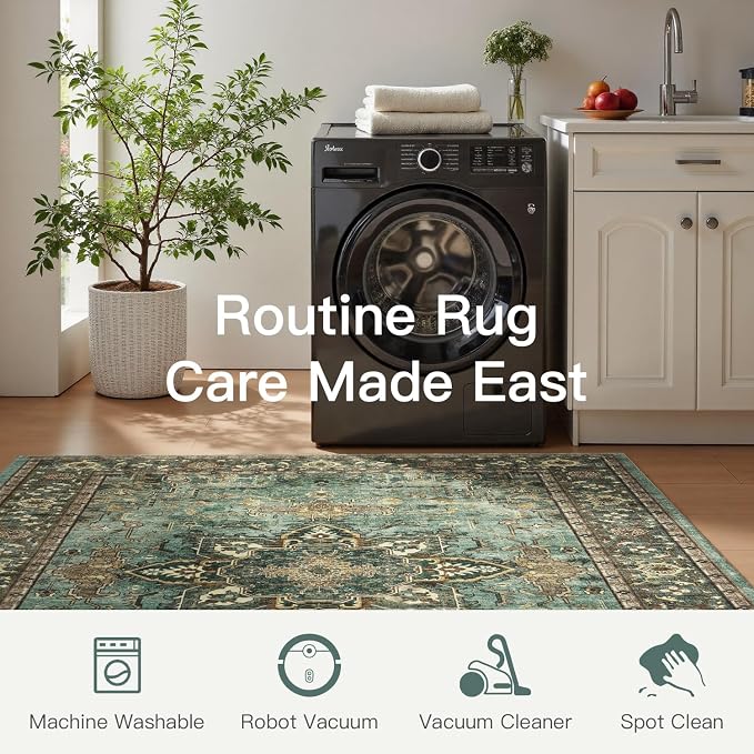 Lofus 5x7 Area Rugs for Living Room, Washable Area Rug, Rugs for Bedroom