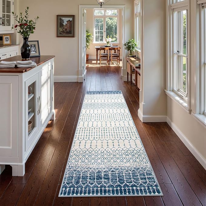 Lahome Runner Rug 2x8 Hallway Rug Runner Washable Non-Slip Kitchen Carpet
