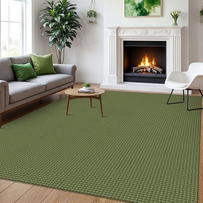 IOHOUZE Washable Area Rug 6x9 Non Slip Rubber Backed Rugs