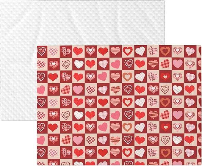 Pink Red Throw Blanket - Hearts Blanket for Dog Cat Pet Blankets 23x16 for Couch Sofa Bed