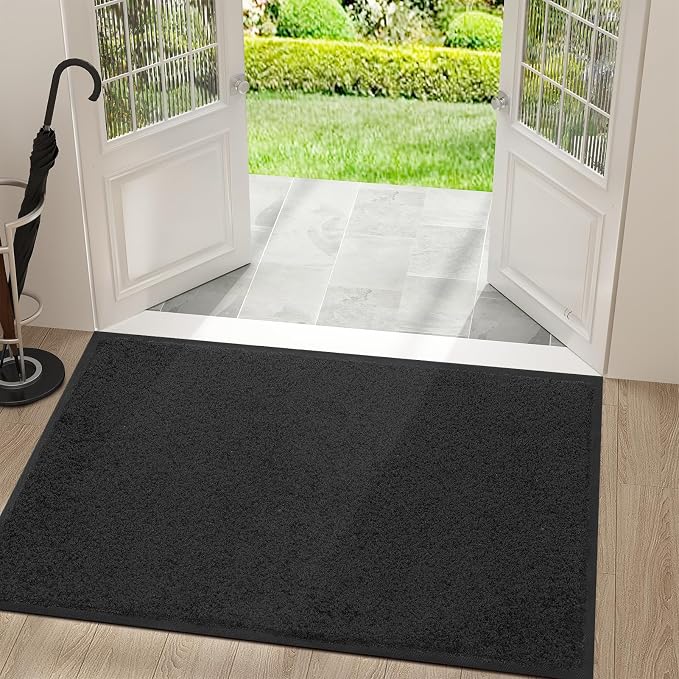 Mibao Front Door Mat Indoor Entrance, Dirt Trapper Welcome Mat