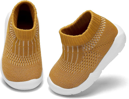 Engtoy Baby Shoes & Socks - Non-Slip Breathable Slippers with Soft Rubber Sole - Baby Boys & Girls Slip On Sneakers