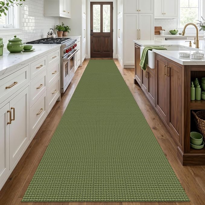 IOHOUZE Washable Exrea Long Hallway Runner Rug 3x20 Non Slip Rubber Backed