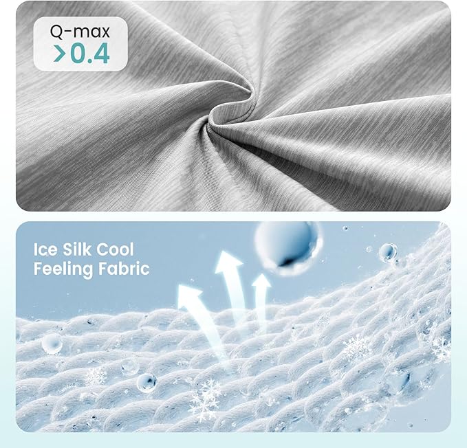 Dog Cooling Mat, Q-Max > 0.4 Leaf Shaped Pet Pad, Liquid Pee Proof Summer Mat for Cats, Washable Sleep Blanket for Bed Couch Floor Indoor, 39x34 inch, Silver Grey