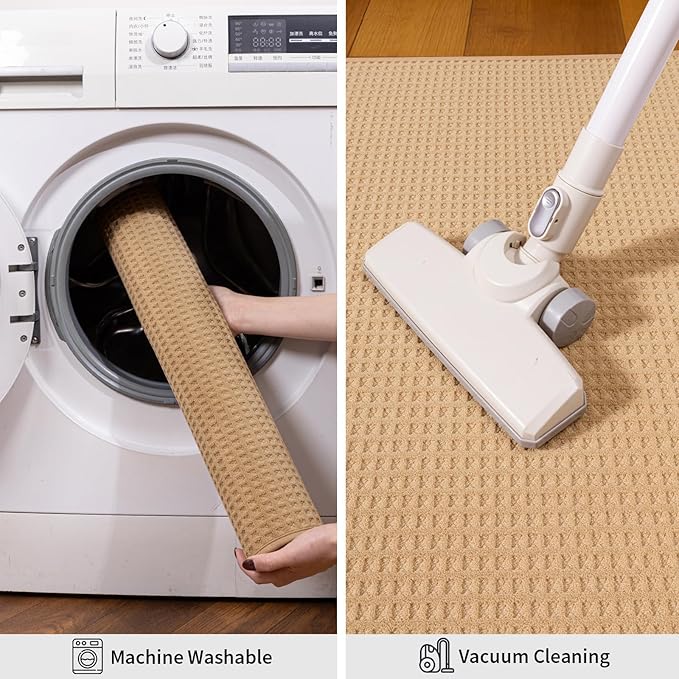 YIHOUSE Indoor Door Mat 20" x 32", Non-Slip Washable Entryway Mat, Dirt Trapper